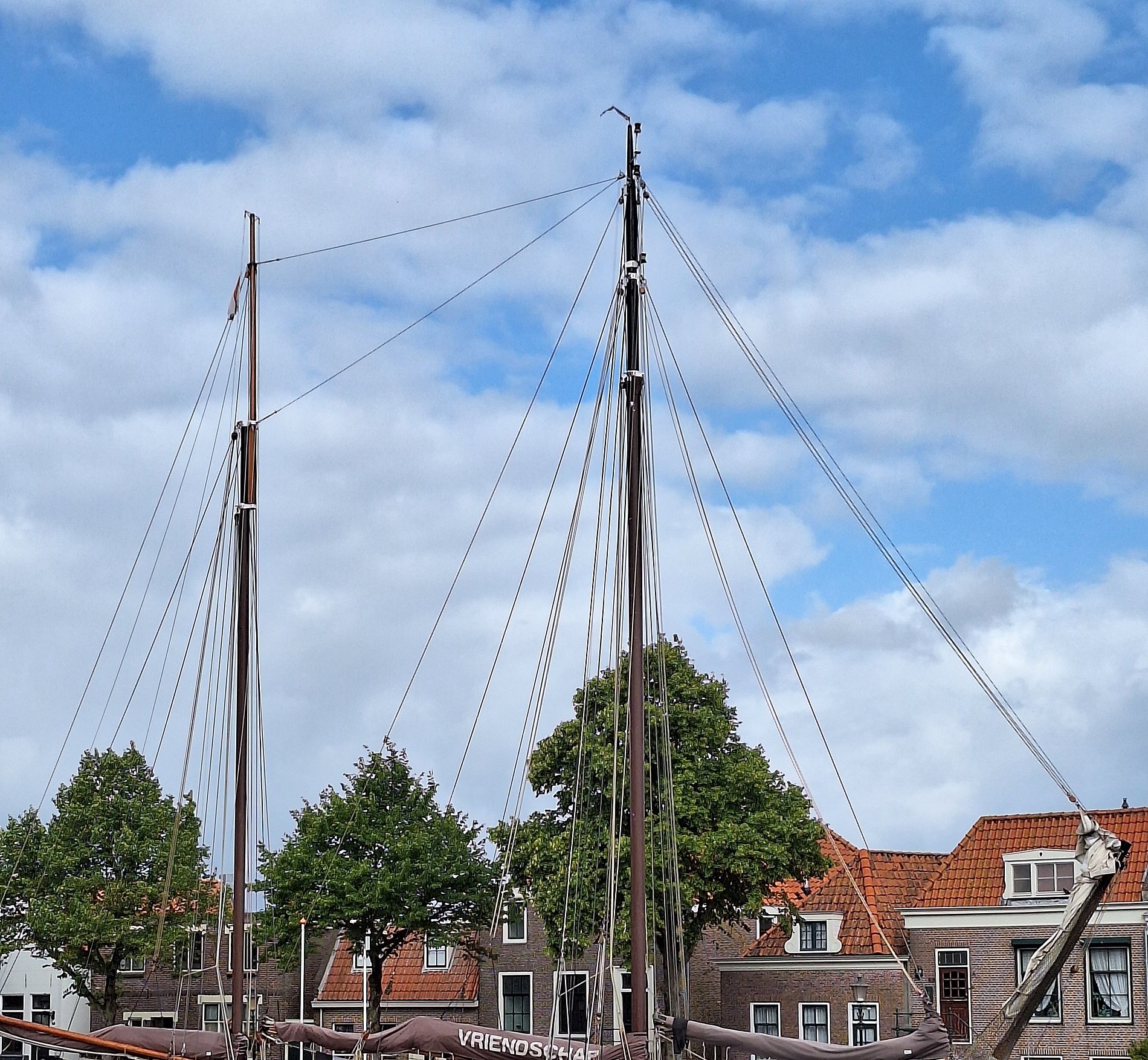 Unser Schiff die „Vriendschip“, ein solider gut hundert Jahre alter Traditionssegler